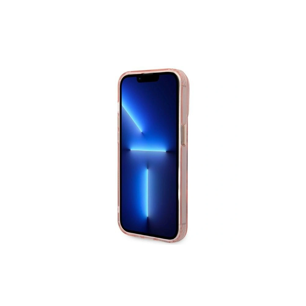 Hurtownia GSM - Etui Guess GUHMP14LHTCMP Apple iPhone 14 Pro rózsaszín/pink kemény hátlap Arany Keret Áttetsző MagSafe - GUE2319 - {ean13} - Hurt