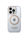 Hurtownia GSM - Etui Guess GUHMP14XHTCMU Apple iPhone 14 Pro Max purpurowy/purple hard case Gold Outline Translucent MagSafe - GUE2322 - {ean13} - Hurt