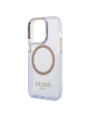 Hurtownia GSM - Etui Guess GUHMP14XHTCMU Apple iPhone 14 Pro Max purpurowy/purple hard case Gold Outline Translucent MagSafe - GUE2322 - {ean13} - Hurt