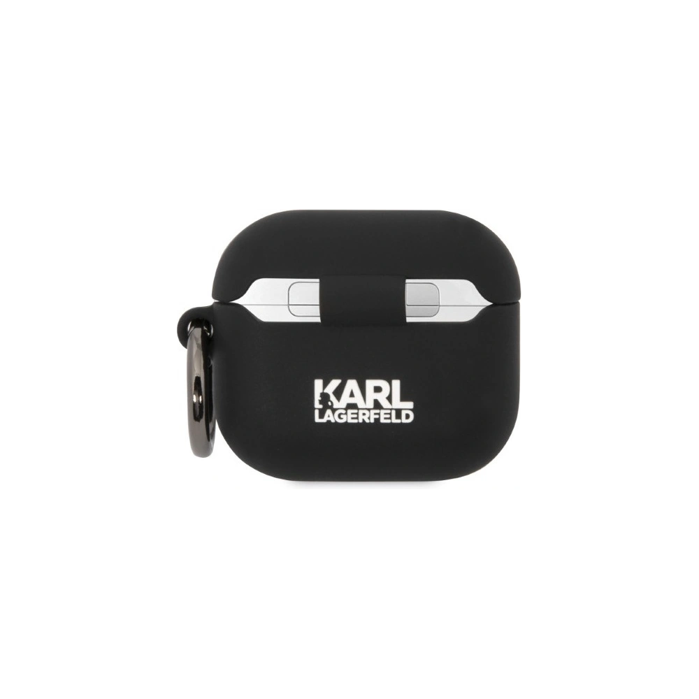 Wholesale Karl Lagerfeld KLACA3SILKCK Apple AirPods 3 cover black Silicone Karl & Choupette - KLD1297 - {ean13} - Hurt