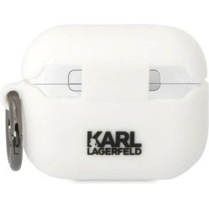 Hurtownia GSM - Etui Karl Lagerfeld KLACAPSILKCW Apple AirPods Pro tok fehér/színes Szilikon Karl & Choupette - KLD1298 - {ean13} - Hurt