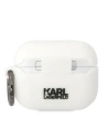 Hurtownia GSM - Etui Karl Lagerfeld KLACAPSILKCW Apple AirPods Pro cover biały/white Silicone Karl & Choupette - KLD1298 - {ean13} - Hurt