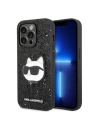Etui Karl Lagerfeld KLHCP14LG2CPK Apple iPhone 14 Pro fekete/hardcase Glitter Choupette Patch