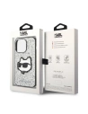 Hurtownia GSM - Etui Karl Lagerfeld KLHCP14LG2CPS Apple iPhone 14 Pro ezüst/silver hardcase Glitter Choupette Patch - KLD1300 - {ean13} - Hurt