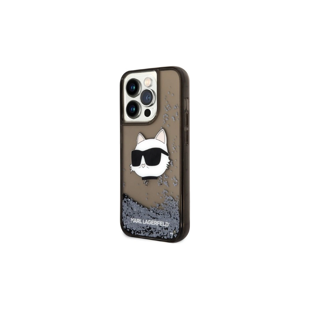 Hurtownia GSM - Etui Karl Lagerfeld KLHCP14LLNCHCK Apple iPhone 14 Pro fekete/black hardcase Glitter Choupette Head - KLD1301 - {ean13} - Hurt