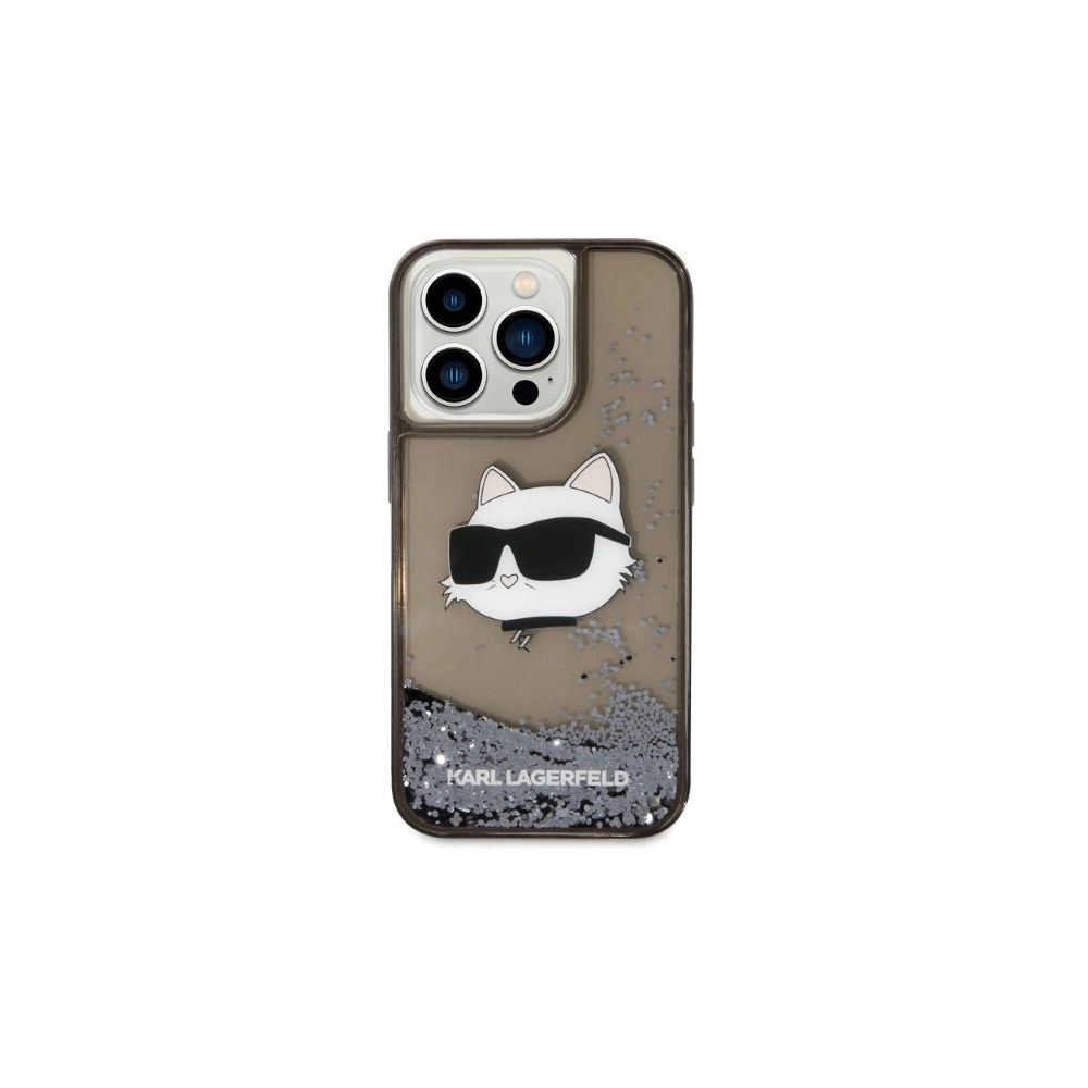 Hurtownia GSM - Etui Karl Lagerfeld KLHCP14LLNCHCK Apple iPhone 14 Pro fekete/black hardcase Glitter Choupette Head - KLD1301 - {ean13} - Hurt