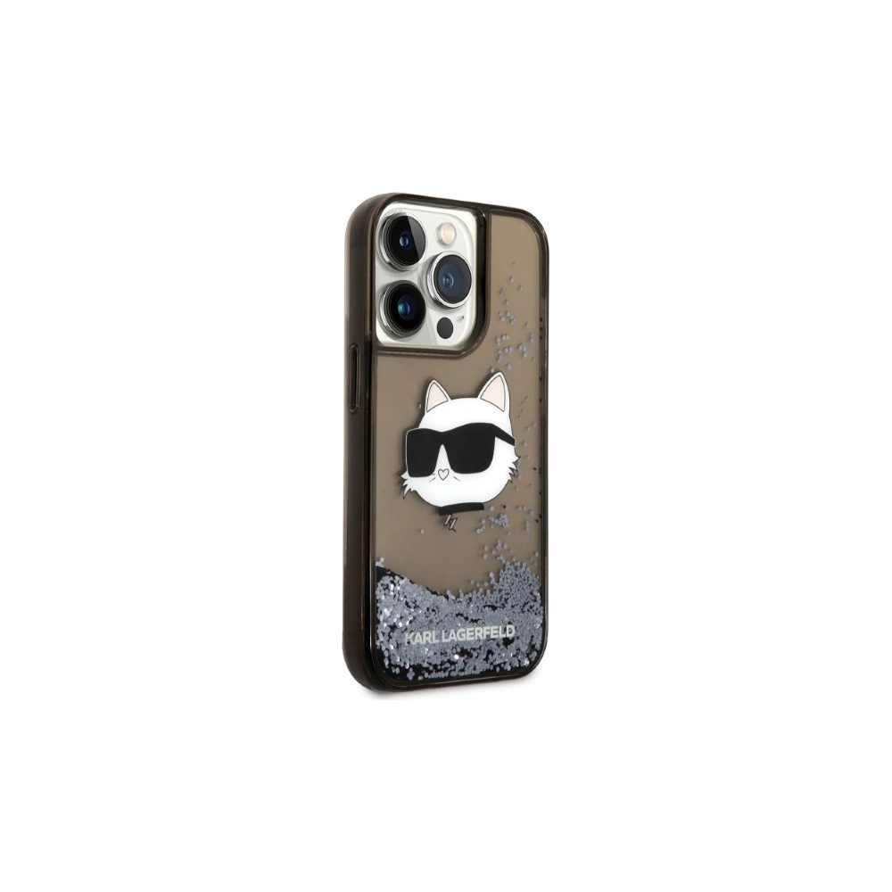 Hurtownia GSM - Etui Karl Lagerfeld KLHCP14LLNCHCK Apple iPhone 14 Pro fekete/black hardcase Glitter Choupette Head - KLD1301 - {ean13} - Hurt