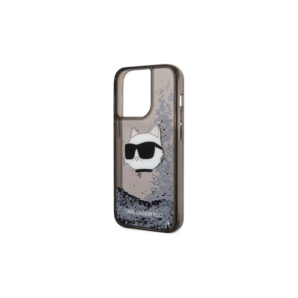 Hurtownia GSM - Etui Karl Lagerfeld KLHCP14LLNCHCK Apple iPhone 14 Pro fekete/black hardcase Glitter Choupette Head - KLD1301 - {ean13} - Hurt