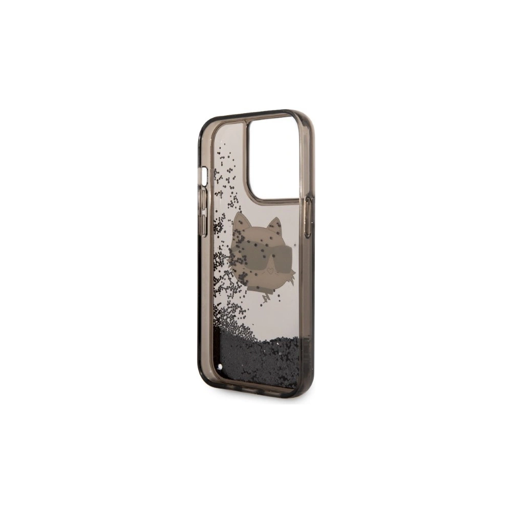 Hurtownia GSM - Etui Karl Lagerfeld KLHCP14LLNCHCK Apple iPhone 14 Pro fekete/black hardcase Glitter Choupette Head - KLD1301 - {ean13} - Hurt