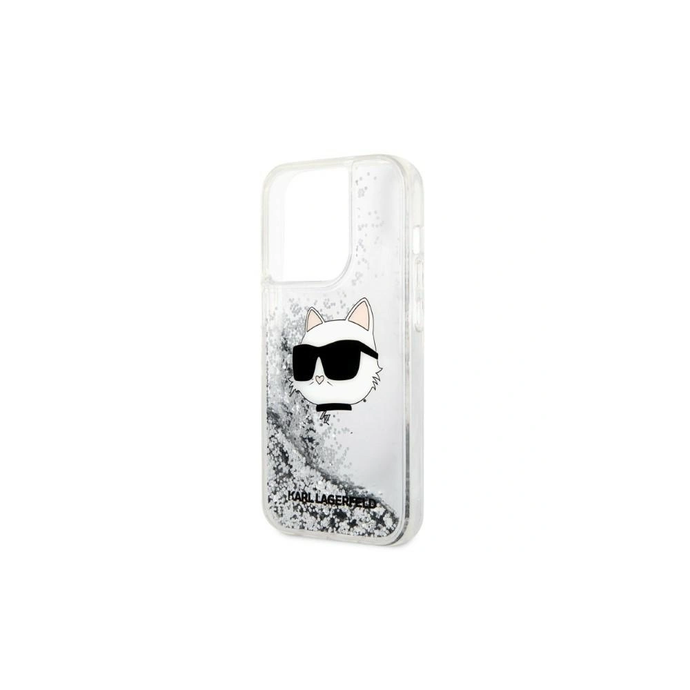 Hurtownia GSM - Etui Karl Lagerfeld KLHCP14LLNCHCS Apple iPhone 14 Pro srebrny/silver hardcase Glitter Choupette Head - KLD1303 - {ean13} - Hurt