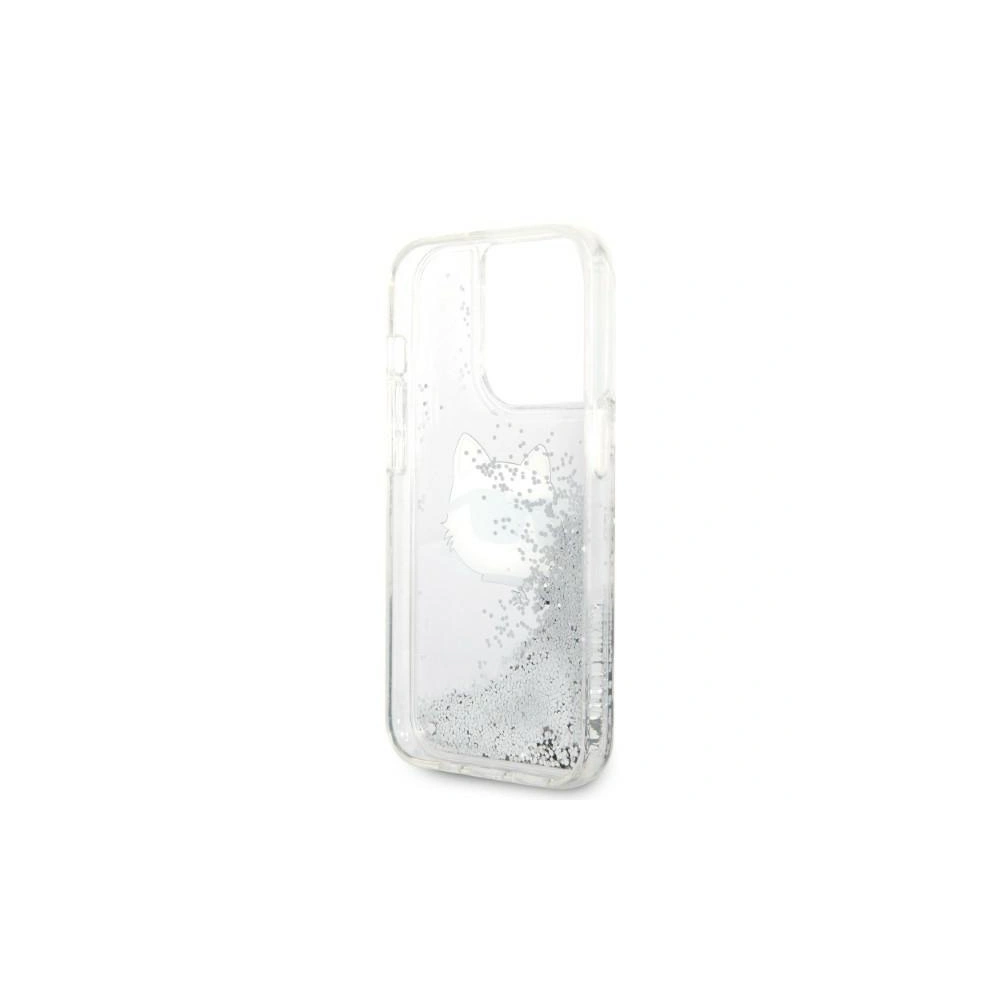 Hurtownia GSM - Case Karl Lagerfeld KLHCP14LLNCHCS Apple iPhone 14 Pro silber/silver Hardcase Glitter Choupette Head - KLD1303 - {ean13} - Hurt
