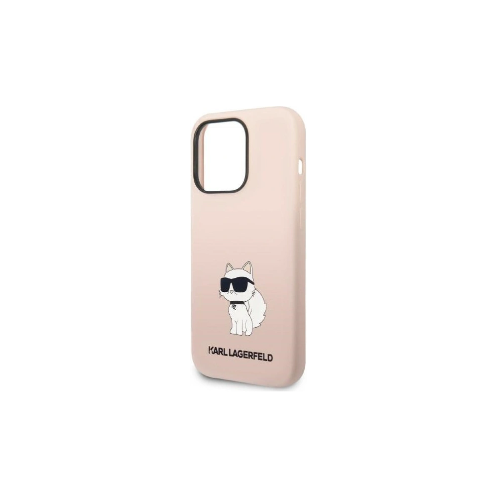 Hurtownia GSM - Etui Karl Lagerfeld KLHCP14LSNCHBCP Apple iPhone 14 Pro hardcase różowy/pink Silicone Choupette - KLD1305 - {ean13} - Hurt