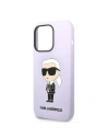 Hurtownia GSM - Etui Karl Lagerfeld KLHCP14LSNIKBCU Apple iPhone 14 Pro hardcase purpurowy/purple Silicone Ikonik - KLD1308 - {ean13} - Hurt