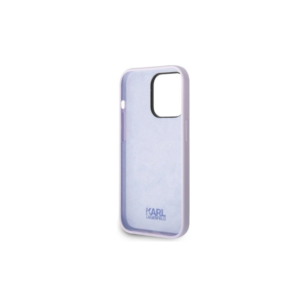 Hurtownia GSM - Etui Karl Lagerfeld KLHCP14LSNIKBCU Apple iPhone 14 Pro hardcase purpuriu/purple Silicone Ikonik - KLD1308 - {ean13} - Hurt