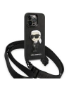 Hurtownia GSM - Etui Karl Lagerfeld KLHCP14LSTKMK Apple iPhone 14 Pro negru/black hardcase Monogram Ikonik Patch - KLD1309 - {ean13} - Hurt
