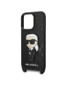 Hurtownia GSM - Etui Karl Lagerfeld KLHCP14LSTKMK Apple iPhone 14 Pro negru/black hardcase Monogram Ikonik Patch - KLD1309 - {ean13} - Hurt