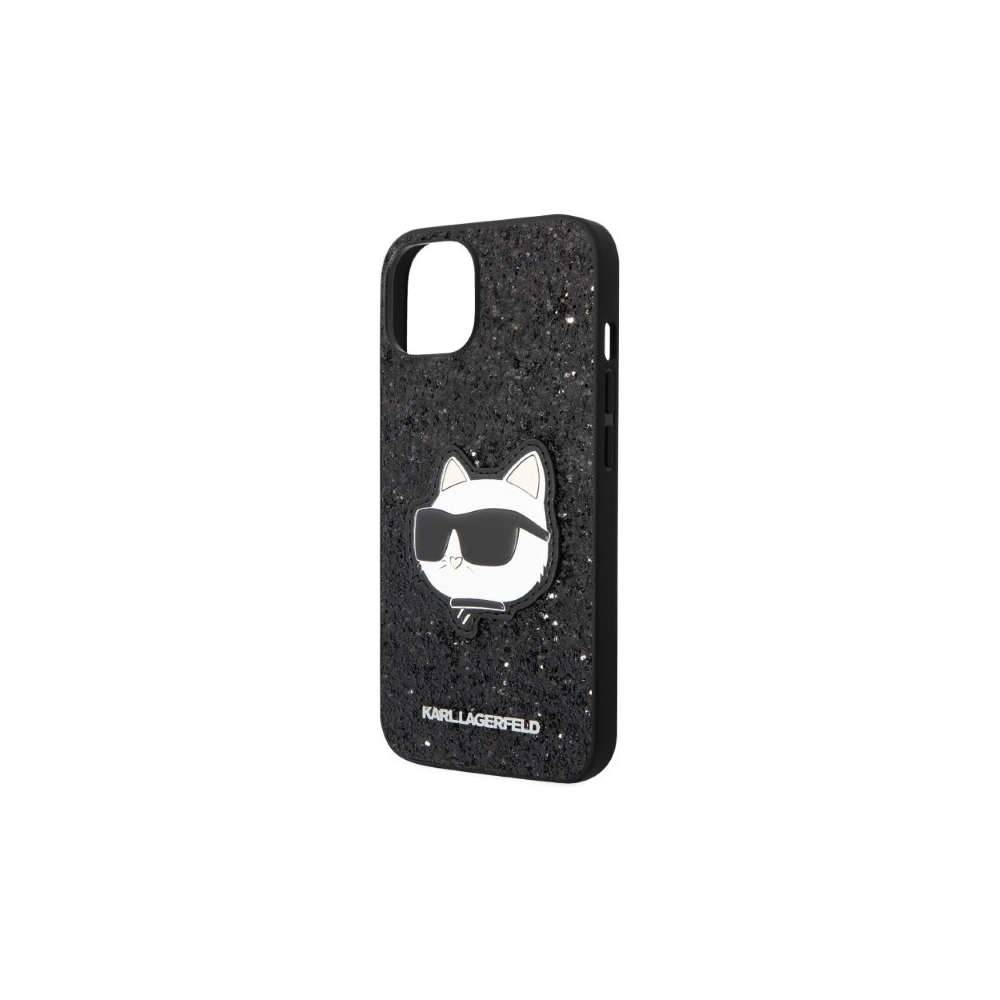 Hurtownia GSM - Etui Karl Lagerfeld KLHCP14MG2CPK Apple iPhone 14 Plus / 15 Plus fekete/hardcase Glitter Choupette Patch - KLD1311 - {ean13} - Hurt