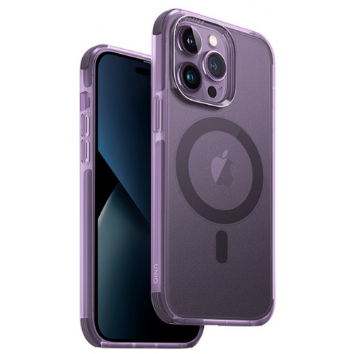 Uniq Distributor - 8886463683712 - UNIQ825 - UNIQ Combat Apple iPhone 14 Pro Max MagClick Charging fig purple - B2B homescreen