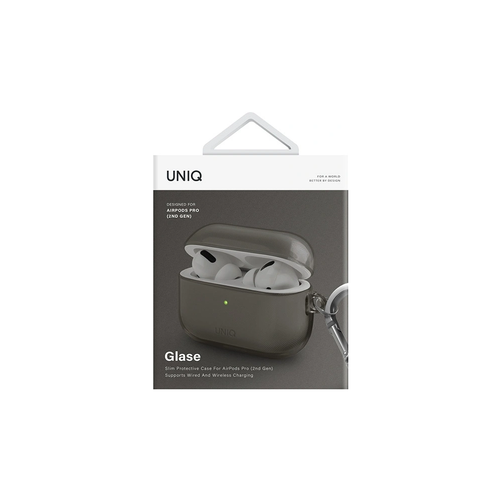 Wholesale UNIQ Glase Apple AirPods Pro 2 glossy smoke - UNIQ826 - {ean13} - Hurt