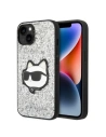 Etui Karl Lagerfeld KLHCP14MG2CPS Apple iPhone 14 Plus / 15 Plus ezüst/silver hardcase Glitter Choupette Patch