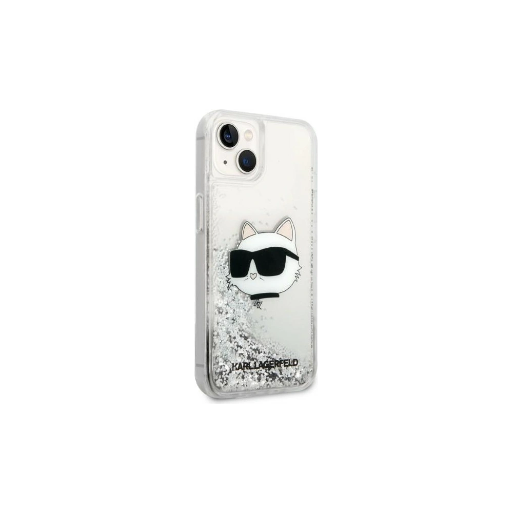 Hurtownia GSM - Etui Karl Lagerfeld KLHCP14MLNCHCS Apple iPhone 14 Plus / 15 Plus srebrny/silver hardcase Glitter Choupette Head - KLD1313 - {ean13} - Hurt
