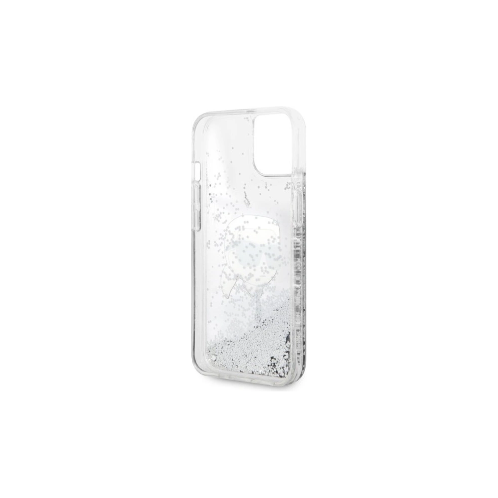 Hurtownia GSM - Etui Karl Lagerfeld KLHCP14MLNKHCH Apple iPhone 14 Plus / 15 Plus srebrny/silver hardcase Glitter Karl Head - KLD1314 - {ean13} - Hurt
