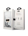 Hurtownia GSM - Etui Karl Lagerfeld KLHCP14MLNKHCH Apple iPhone 14 Plus / 15 Plus srebrny/silver hardcase Glitter Karl Head - KLD1314 - {ean13} - Hurt