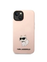 Hurtownia GSM - Etui Karl Lagerfeld KLHCP14MSNCHBCP Apple iPhone 14 Plus / 15 Plus hardcase różowy/pink Silicone Choupette - KLD1315 - {ean13} - Hurt