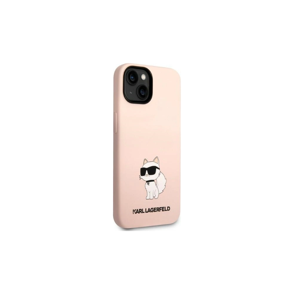 Hurtownia GSM - Etui Karl Lagerfeld KLHCP14MSNCHBCP Apple iPhone 14 Plus / 15 Plus hardcase růžový/pink Silicone Choupette - KLD1315 - {ean13} - Hurt