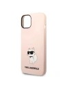 Hurtownia GSM - Etui Karl Lagerfeld KLHCP14MSNCHBCP Apple iPhone 14 Plus / 15 Plus hardcase różowy/pink Silicone Choupette - KLD1315 - {ean13} - Hurt