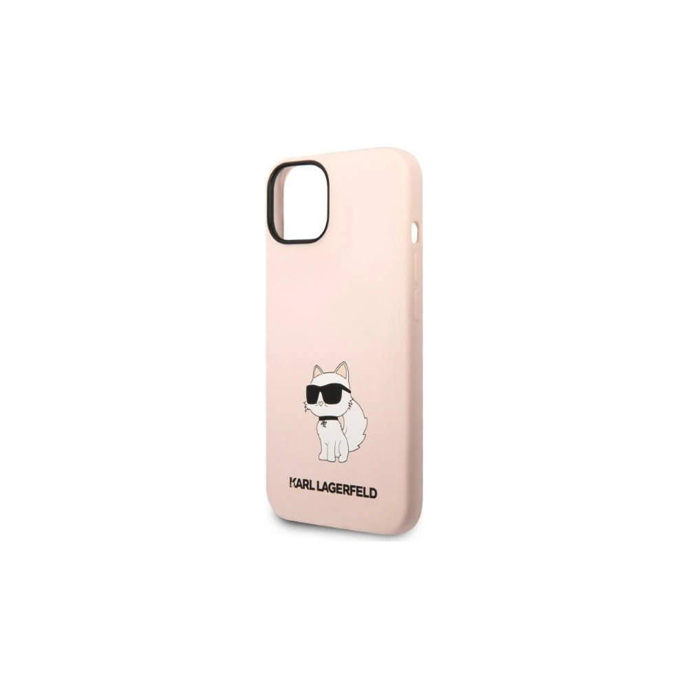 Hurtownia GSM - Etui Karl Lagerfeld KLHCP14MSNCHBCP Apple iPhone 14 Plus / 15 Plus hardcase růžový/pink Silicone Choupette - KLD1315 - {ean13} - Hurt