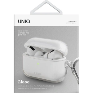 Etui UNIQ Glase Apple AirPods Pro 2 przeźroczysty/glossy clear