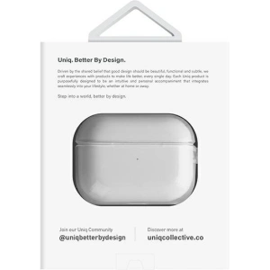 Etui UNIQ Glase Apple AirPods Pro 2 przeźroczysty/glossy clear