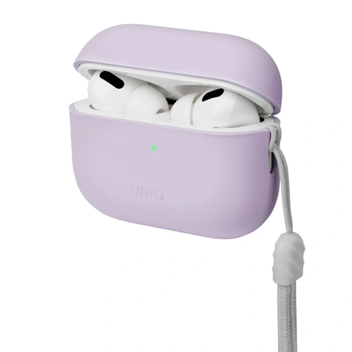 Etui UNIQ Lino Apple AirPods Pro 2 Silicone liliowy/lilac lavender