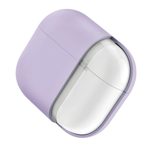Etui UNIQ Lino Apple AirPods Pro 2 Silicone liliowy/lilac lavender