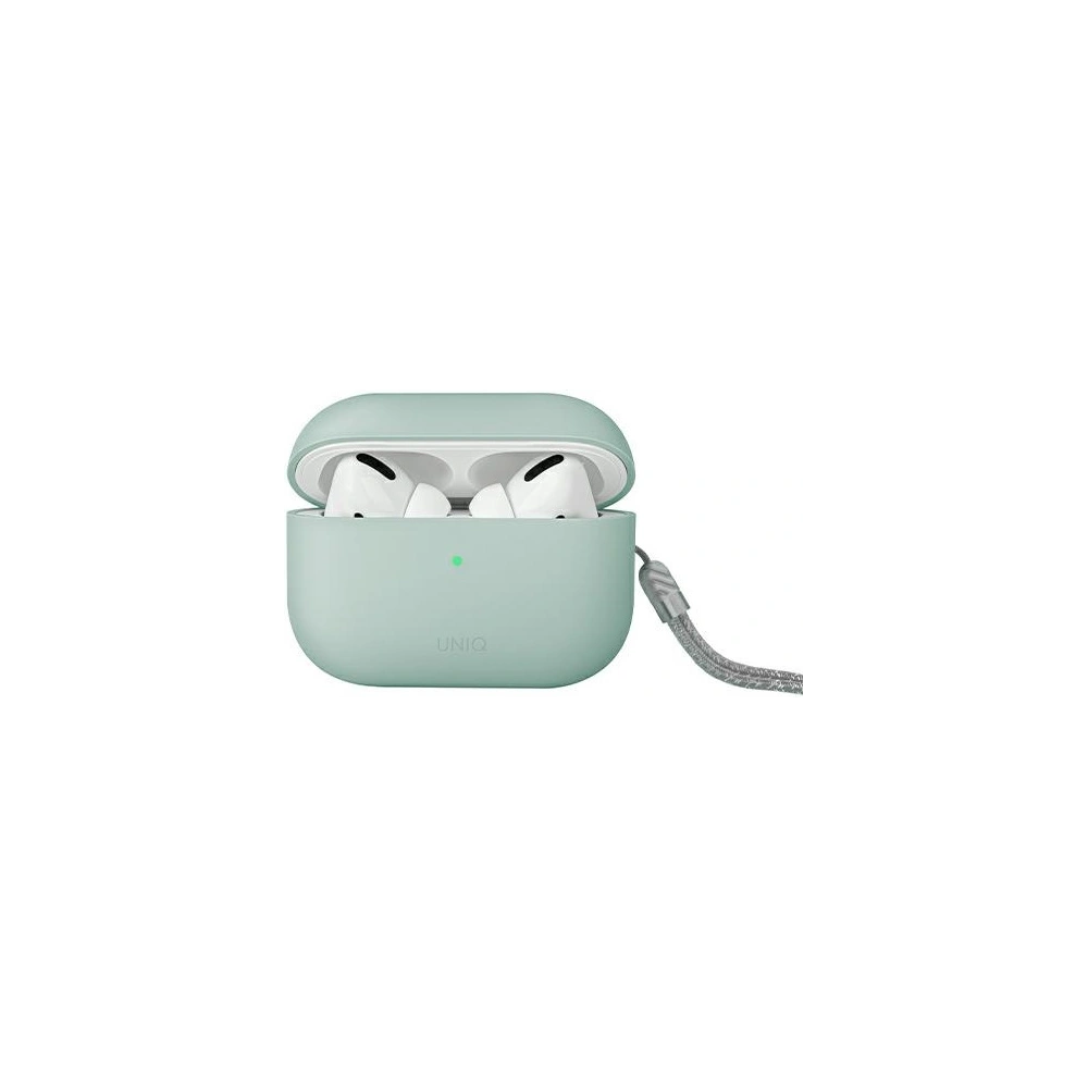 Hurtownia GSM - Case UNIQ Lino Apple AirPods Pro 2 Silikon mintgrün - UNIQ830 - {ean13} - Hurt