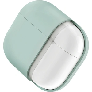 Etui UNIQ Lino Apple AirPods Pro 2 Silicone miętowy/mint green