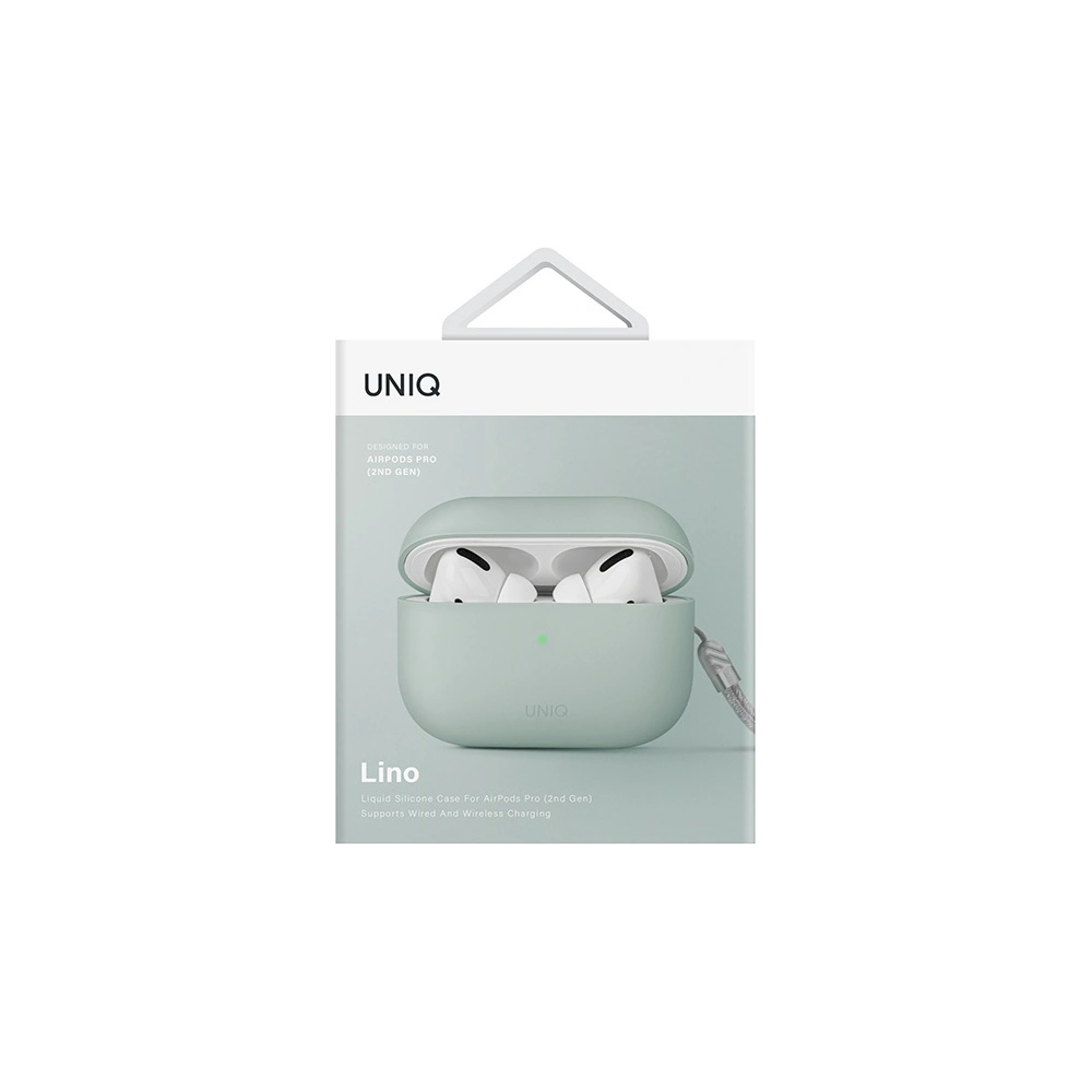 Wholesale UNIQ Lino Apple AirPods Pro 2 Silicone mint green - UNIQ830 - {ean13} - Hurt