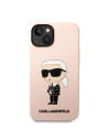 Wholesale Karl Lagerfeld KLHCP14MSNIKBCP Apple iPhone 14 Plus / 15 Plus hardcase pink Silicone Ikonik - KLD1317 - {ean13} - Hurt
