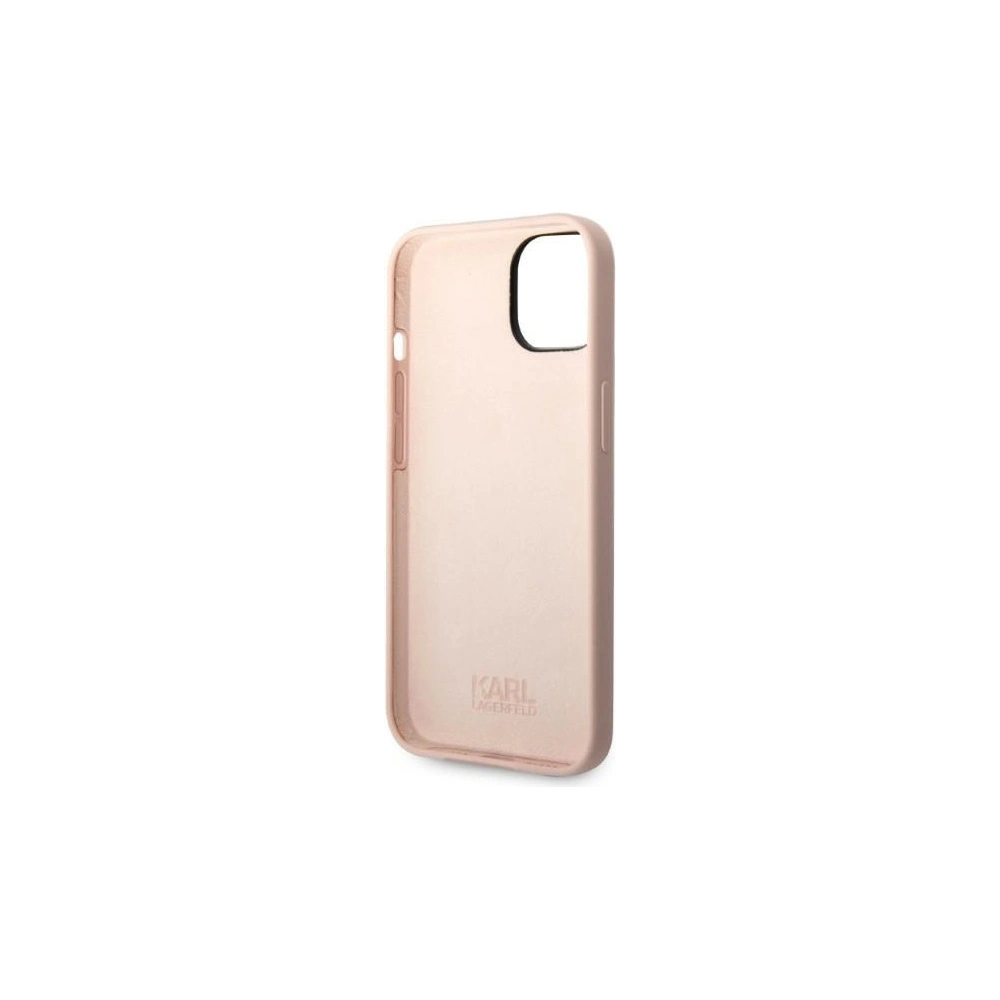Wholesale Karl Lagerfeld KLHCP14MSNIKBCP Apple iPhone 14 Plus / 15 Plus hardcase pink Silicone Ikonik - KLD1317 - {ean13} - Hurt