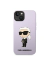 Wholesale Karl Lagerfeld KLHCP14MSNIKBCU Apple iPhone 14 Plus / 15 Plus hardcase purple Silicone Ikonik - KLD1318 - {ean13} - Hurt