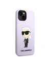 Wholesale Karl Lagerfeld KLHCP14MSNIKBCU Apple iPhone 14 Plus / 15 Plus hardcase purple Silicone Ikonik - KLD1318 - {ean13} - Hurt