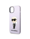 Wholesale Karl Lagerfeld KLHCP14MSNIKBCU Apple iPhone 14 Plus / 15 Plus hardcase purple Silicone Ikonik - KLD1318 - {ean13} - Hurt