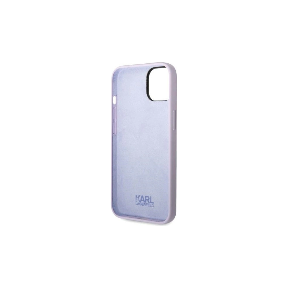 Wholesale Karl Lagerfeld KLHCP14MSNIKBCU Apple iPhone 14 Plus / 15 Plus hardcase purple Silicone Ikonik - KLD1318 - {ean13} - Hurt
