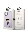 Wholesale Karl Lagerfeld KLHCP14MSNIKBCU Apple iPhone 14 Plus / 15 Plus hardcase purple Silicone Ikonik - KLD1318 - {ean13} - Hurt