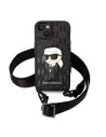 Hurtownia GSM - Etui Karl Lagerfeld KLHCP14MSTKMK Apple iPhone 14 Plus / 15 Plus černý/black hardcase Monogram Ikonik Patch - KLD1319 - {ean13} - Hurt