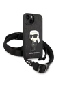 Hurtownia GSM - Etui Karl Lagerfeld KLHCP14MSTKMK Apple iPhone 14 Plus / 15 Plus černý/black hardcase Monogram Ikonik Patch - KLD1319 - {ean13} - Hurt