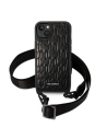 Wholesale Karl Lagerfeld KLHCP14MSTMMK Apple iPhone 14 Plus / 15 Plus hardcase black Monogram Plaque Logo Strap - KLD1320 - {ean13} - Hurt