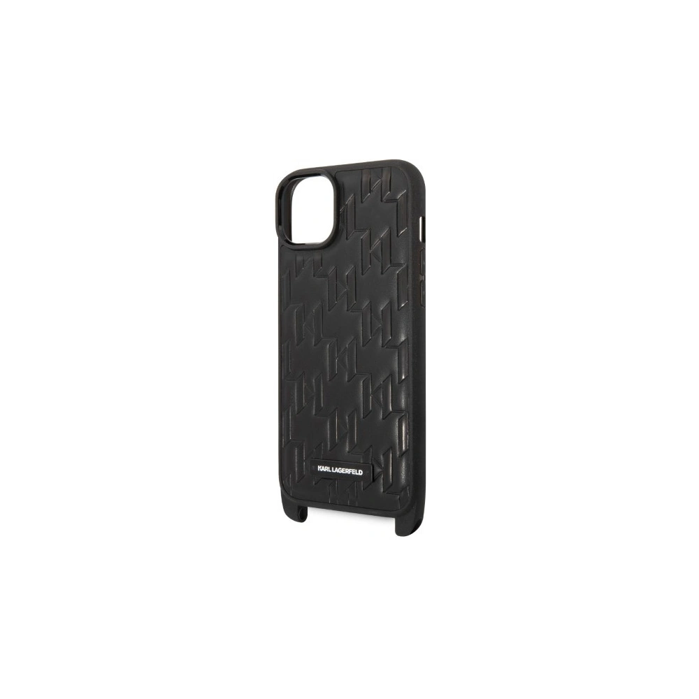 Hurtownia GSM - Etui Karl Lagerfeld KLHCP14MSTMMK Apple iPhone 14 Plus / 15 Plus hardcase černý/black Monogram Plaque Logo Strap - KLD1320 - {ean13} - Hurt