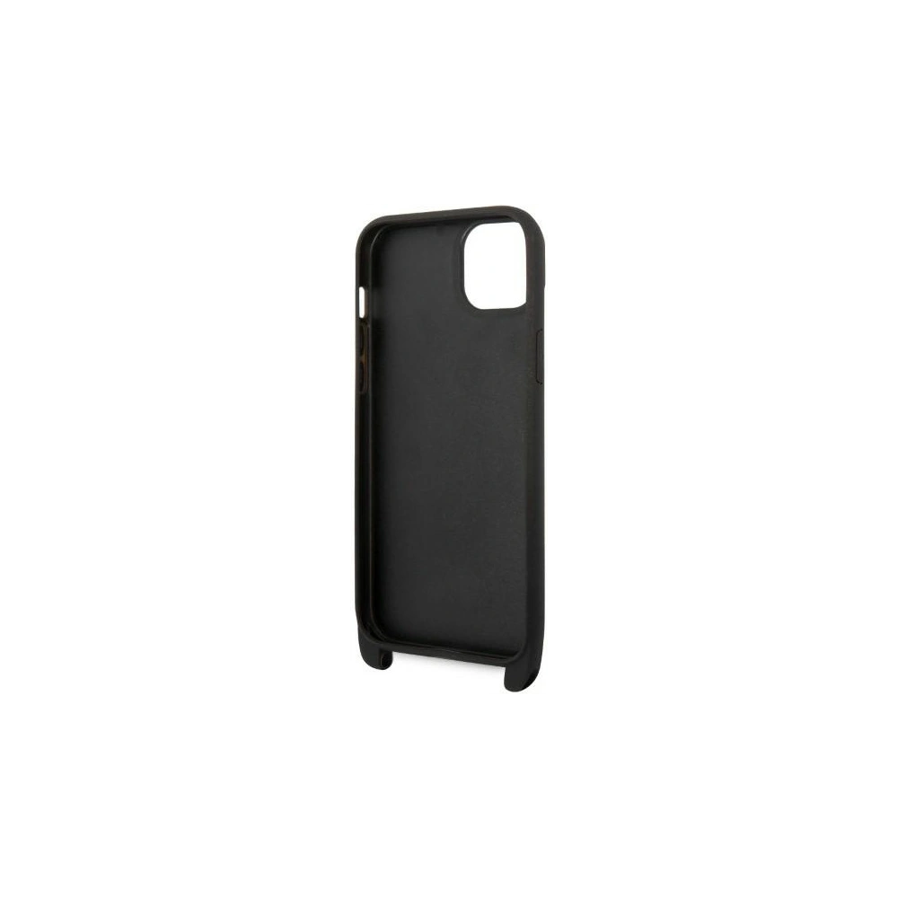 Hurtownia GSM - Case Karl Lagerfeld KLHCP14MSTMMK Apple iPhone 14 Plus / 15 Plus Hardcase schwarz/black Monogram Plaque Logo Strap - KLD1320 - {ean13} - Hurt